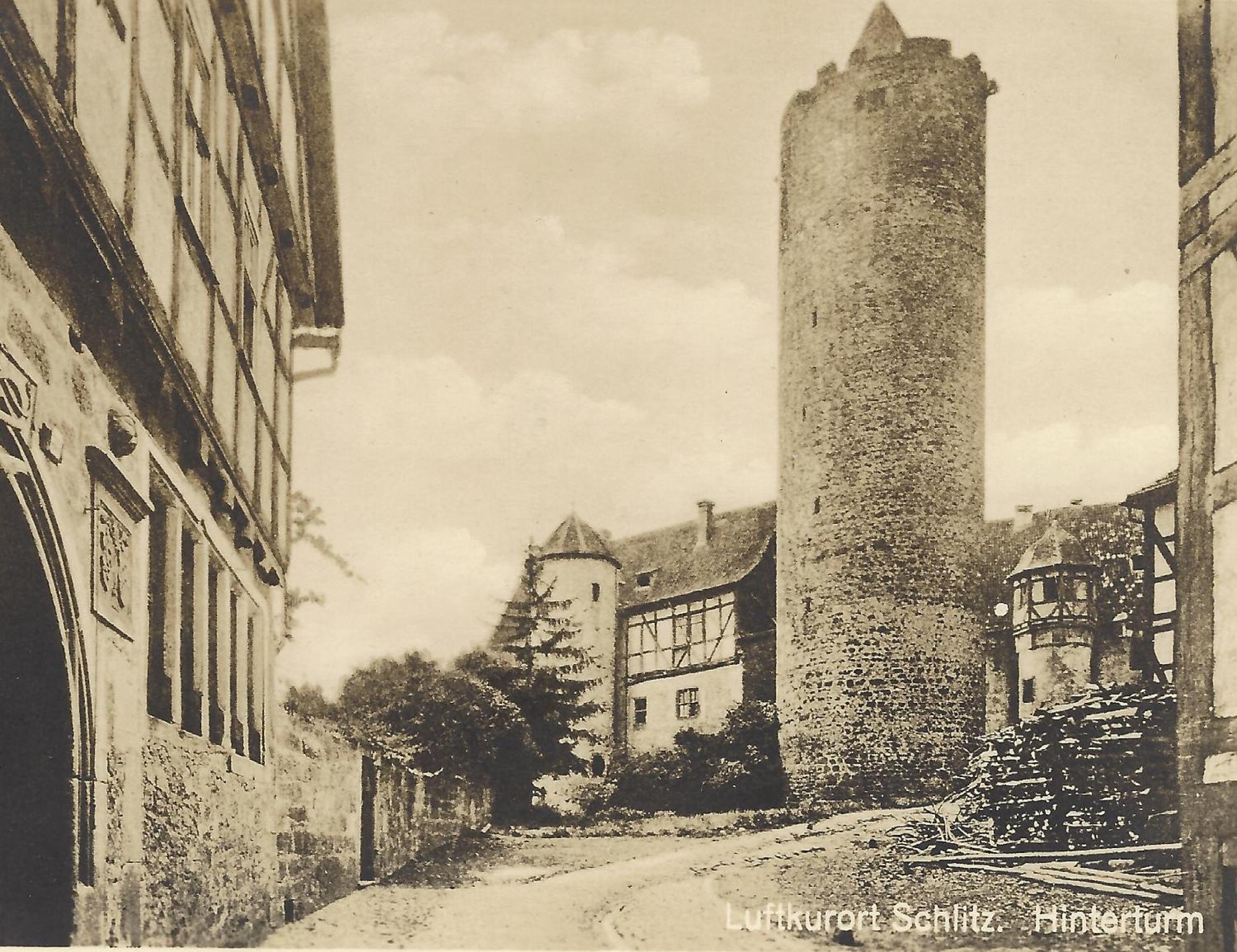 Ferienapartment Zur Alten Försterei Schlitz Exterior foto