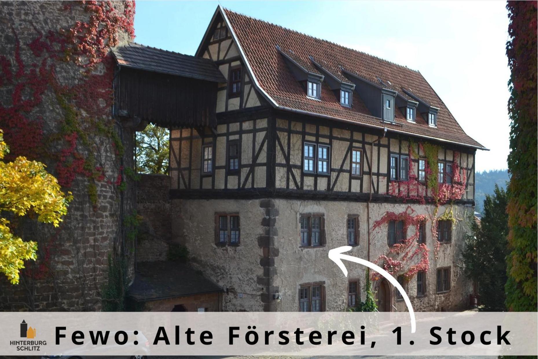Ferienapartment Zur Alten Försterei Schlitz Exterior foto